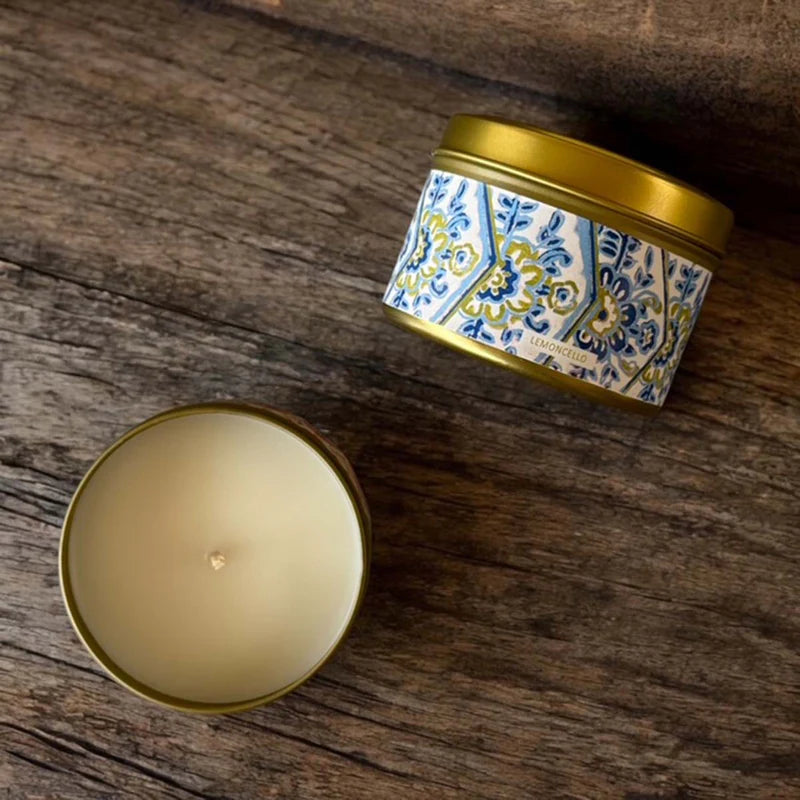 Lemoncello Scented Tin Candle