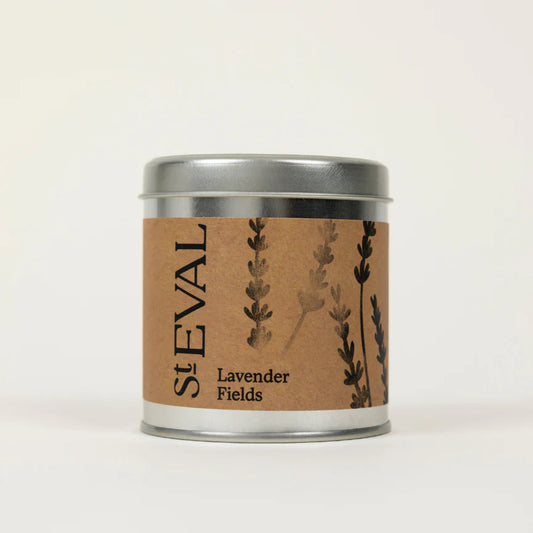 St Eval Scented Tin Candle - Lavender Fields