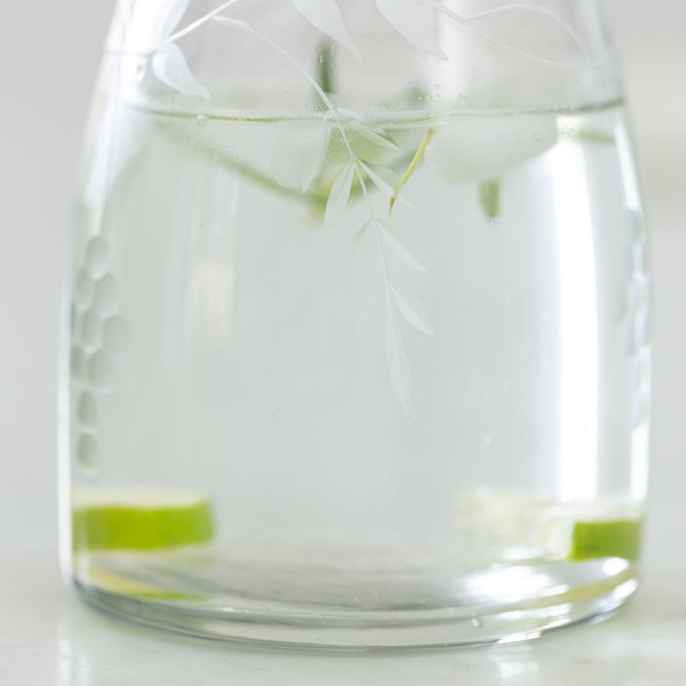 Carafe - Rambling Vine Etching