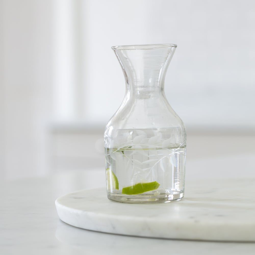 Mini Carafe, Rambling Vine Etched