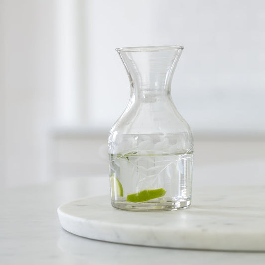 Mini Carafe, Rambling Vine Etched