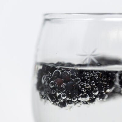 Large Wine Glass with Etched Stars