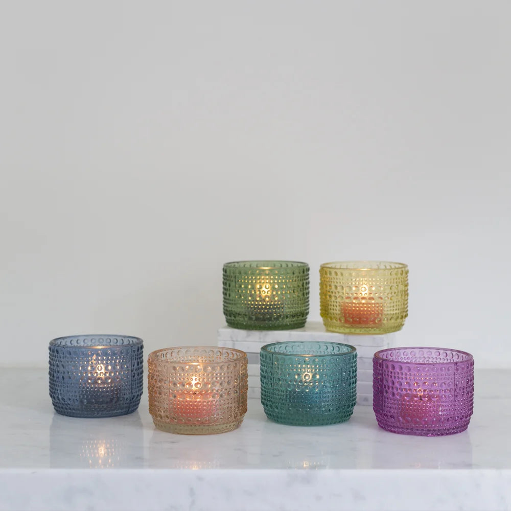 Cirque Tealight Votive - 6 Assorted Colours