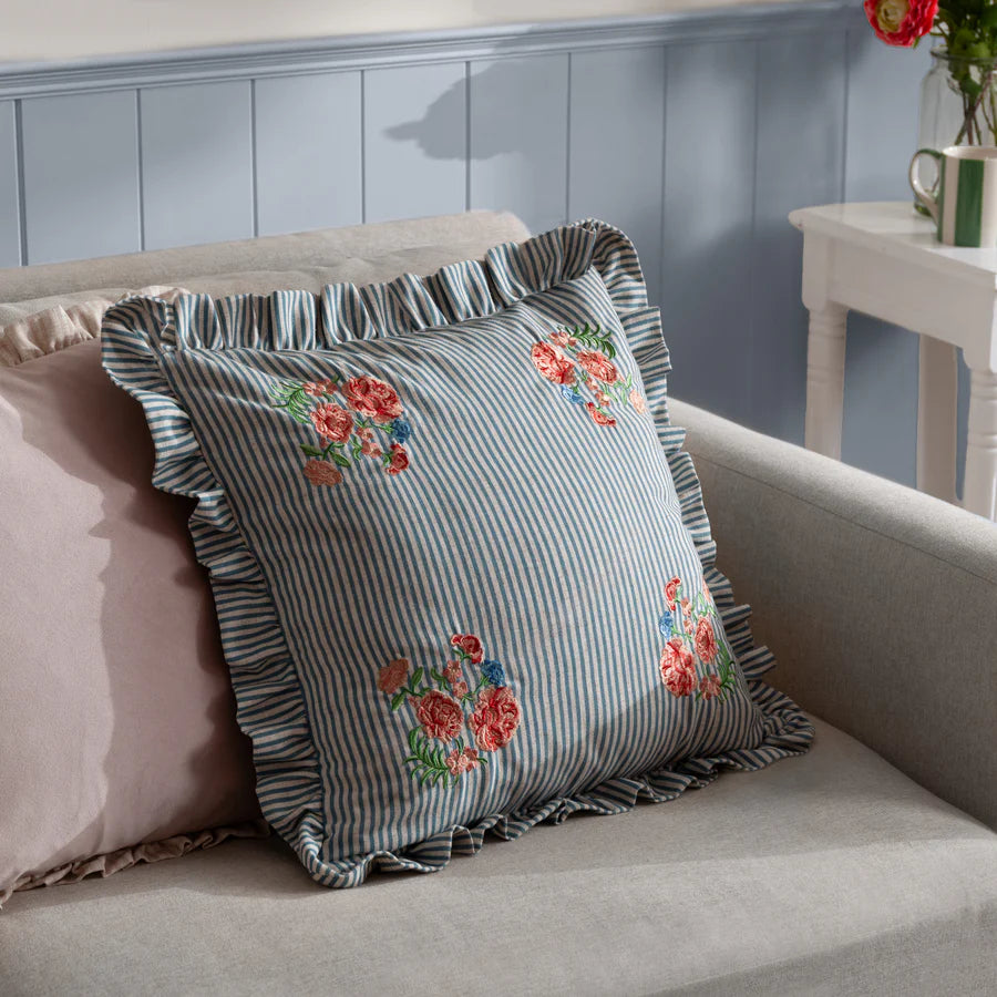 Blue Martha Cushion
