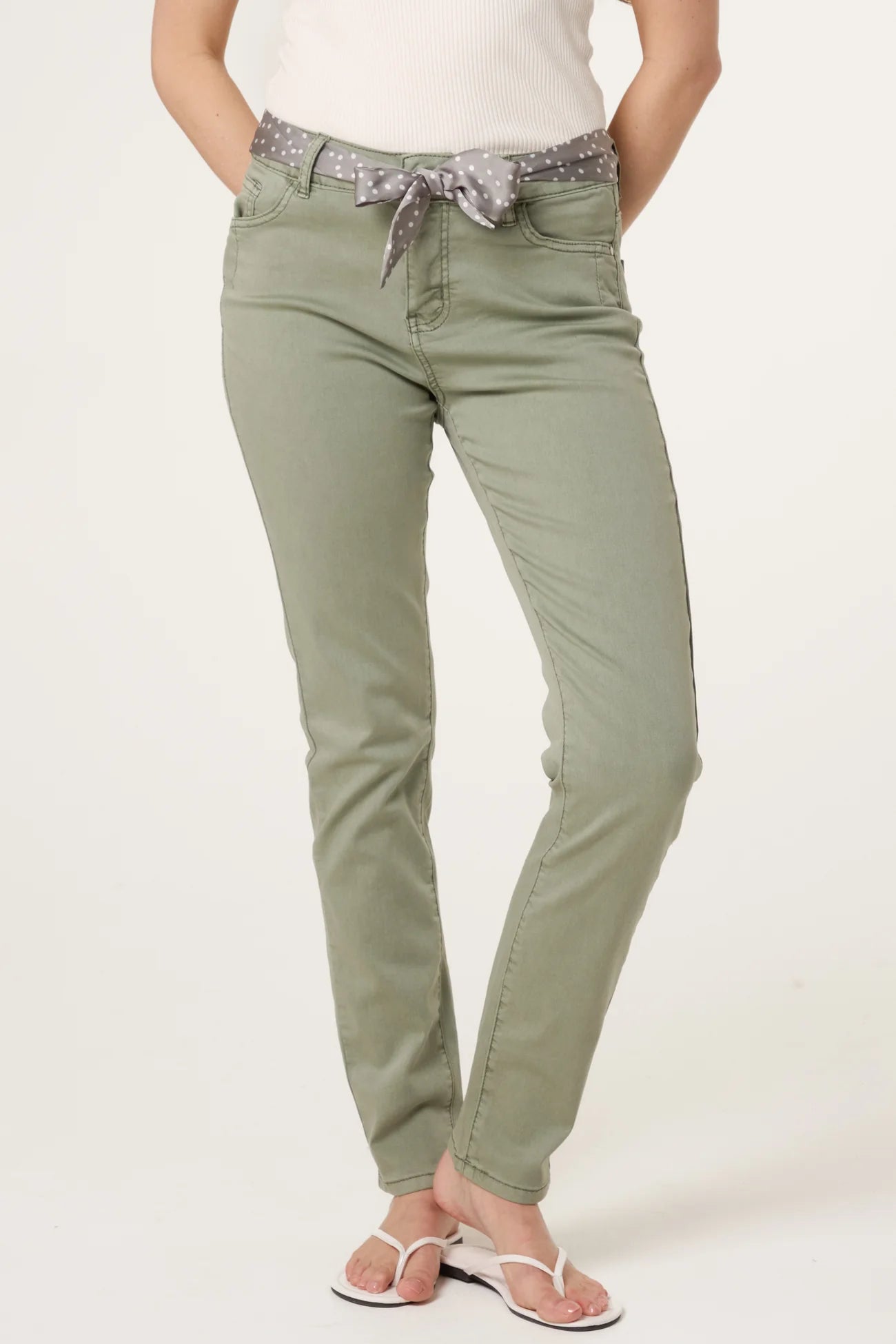 Khaki Slim Leg Trouser