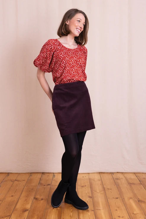 Chunky Cord Mini Skirt