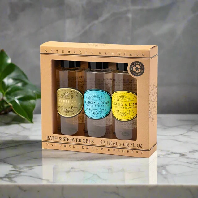 Mini Shower Gel Set x3 Naturally European