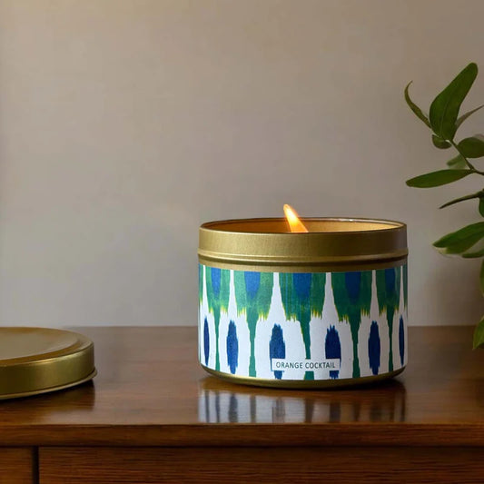 Orange Cocktail Scented Tin Candle