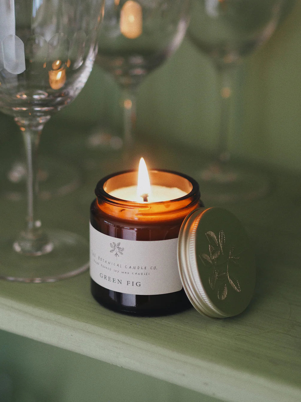 Green Fig Scented Soy Candle - 120ml
