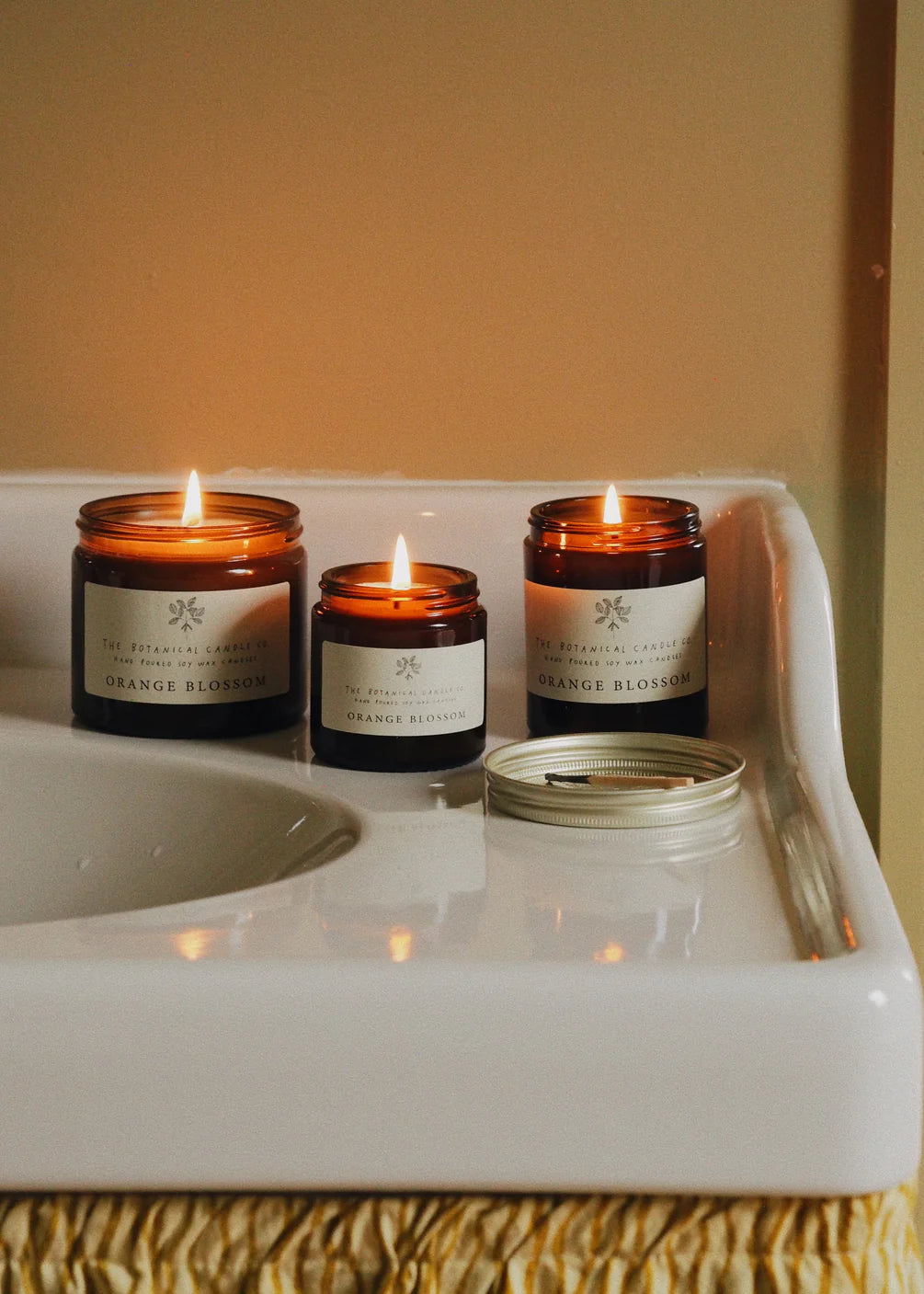 Orange Blossom Scented Soy Candle - 120ml