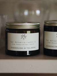 Darjeeling & Tea Rose Scented Soy Candle - 250ml