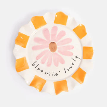 Bloomin Lovely Pink Flower Plate