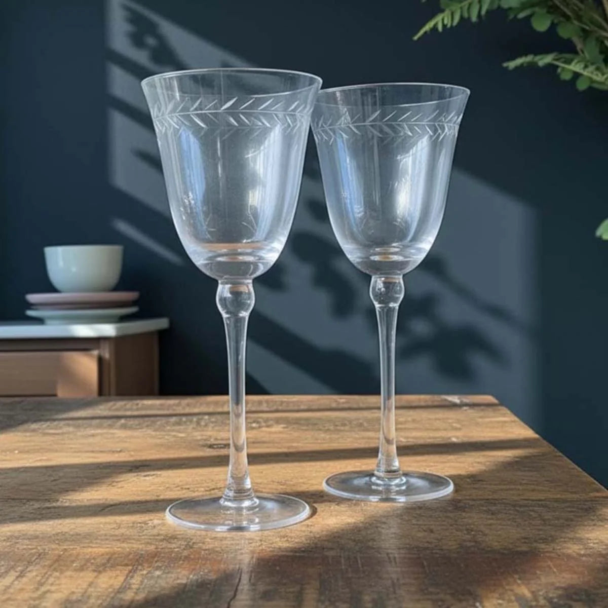 Circle Leaf Large Wine Glass