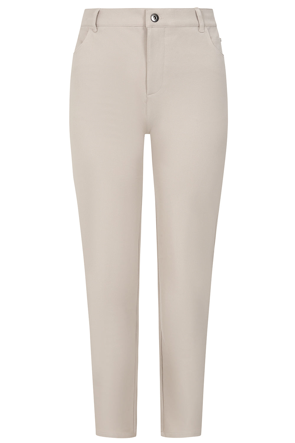 Slim Full Length Jeans - Pebble