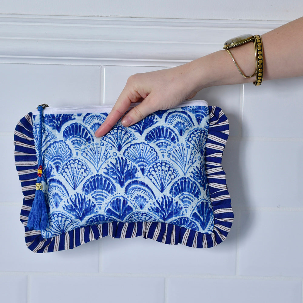Seashell Makeup Bag