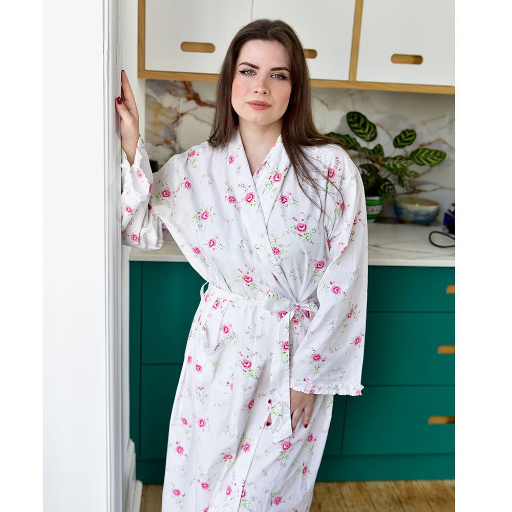 Katie Rose Embroidered Dressing Gown