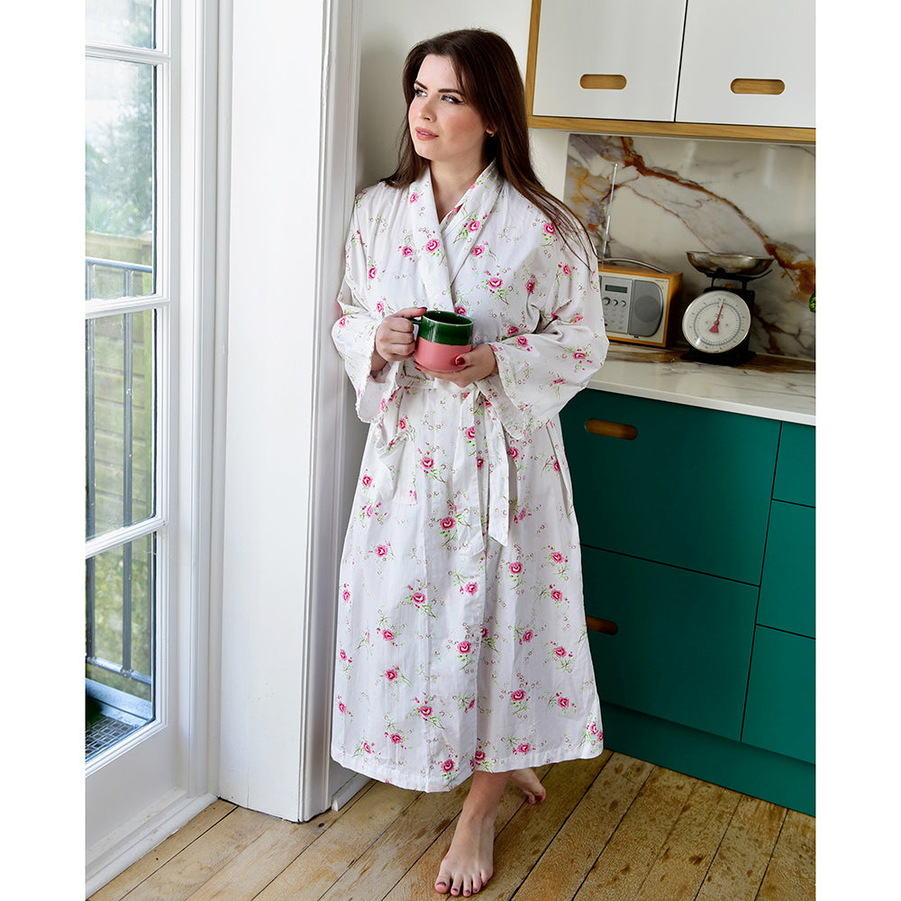 Katie Rose Embroidered Dressing Gown