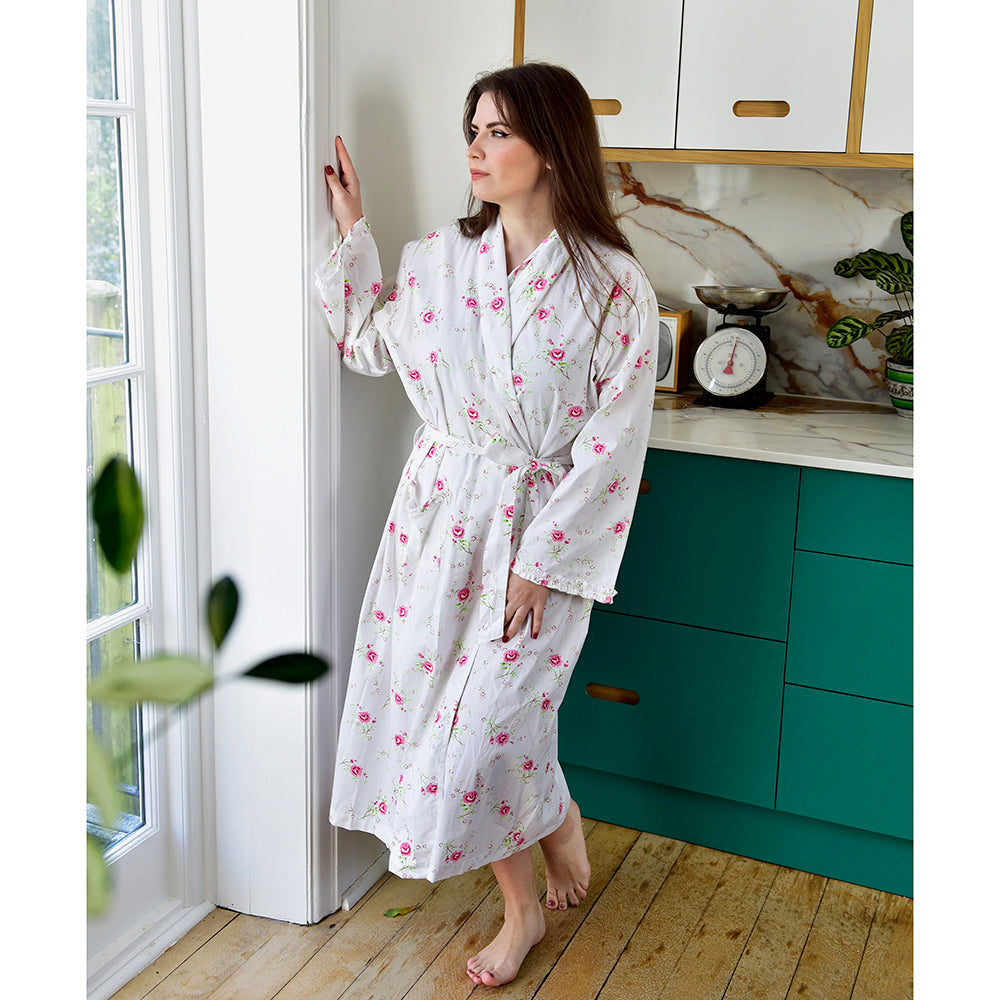 Katie Rose Embroidered Dressing Gown