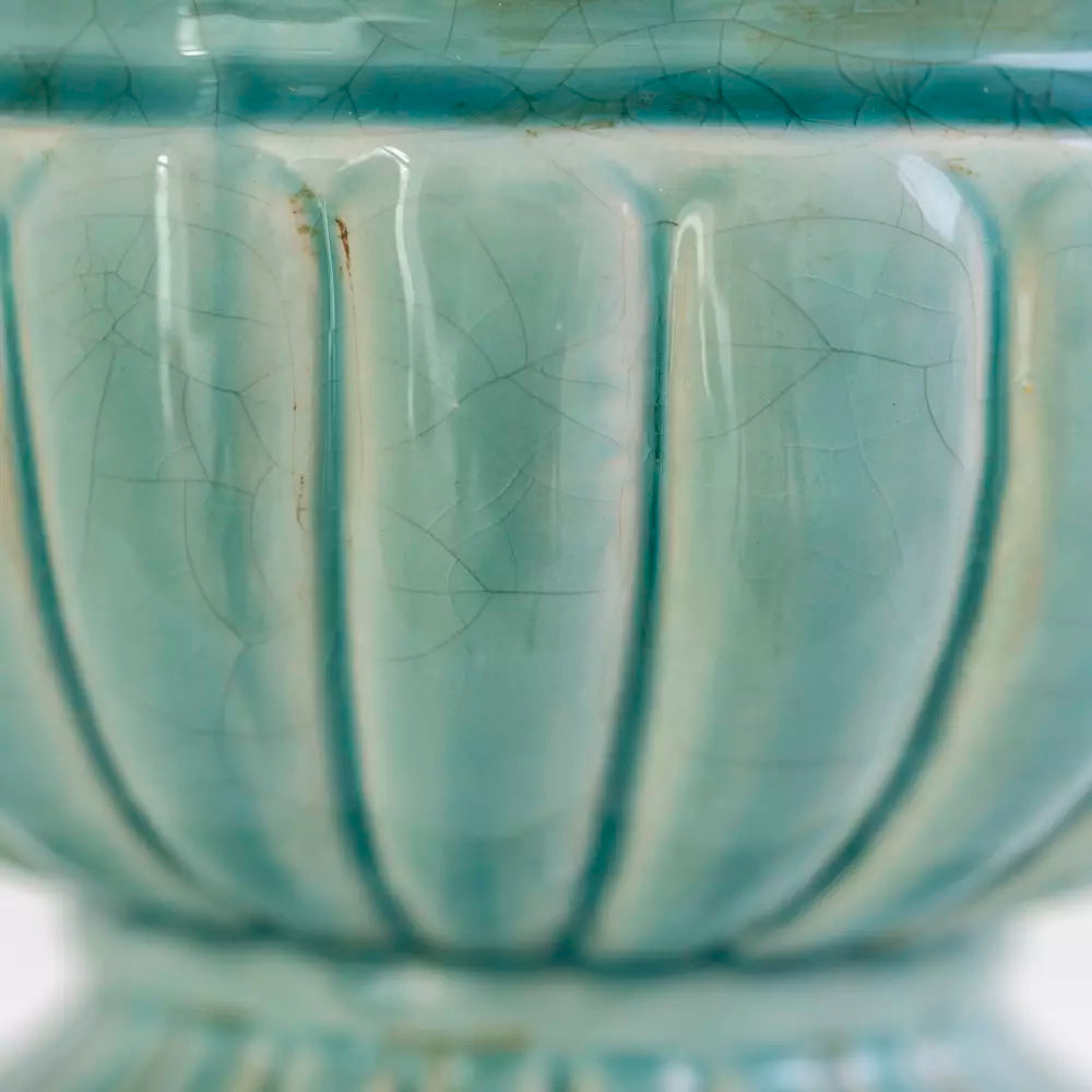 Samos Sea Blue Ornate Planter