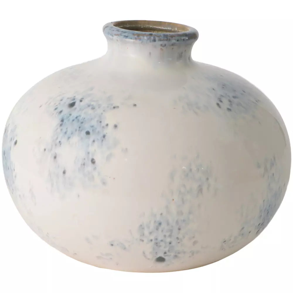 Cassis Stoneware Stem Vase
