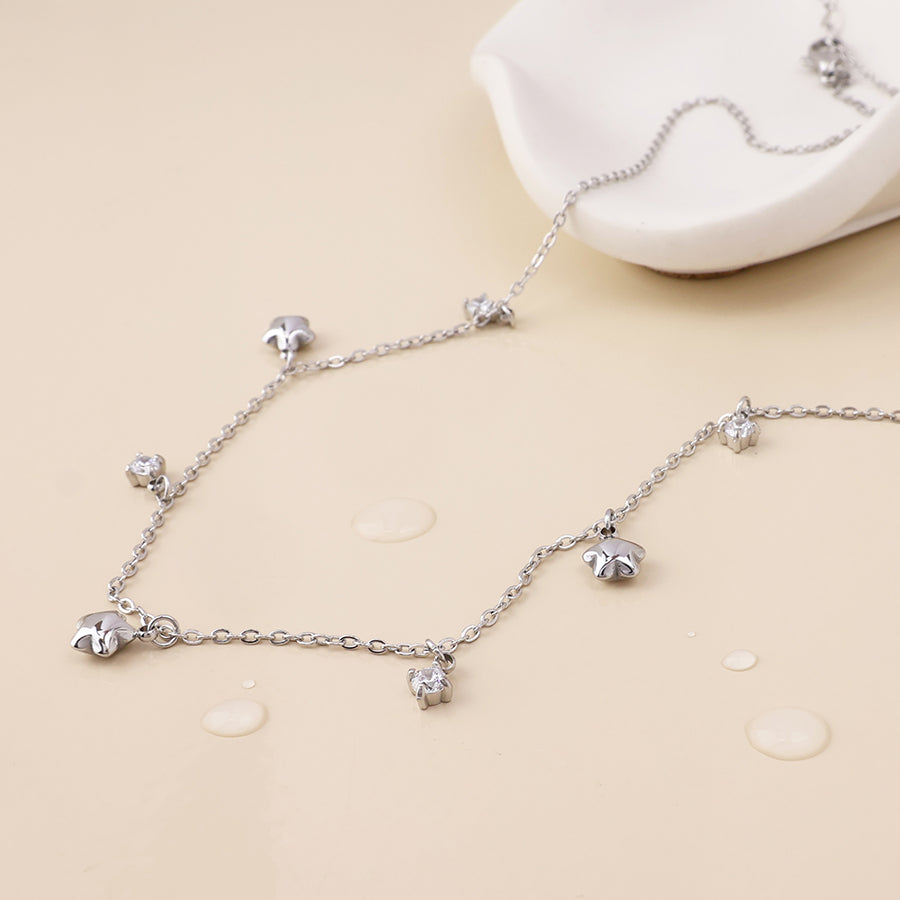 (214) Constance, Stars & Crystal Necklace