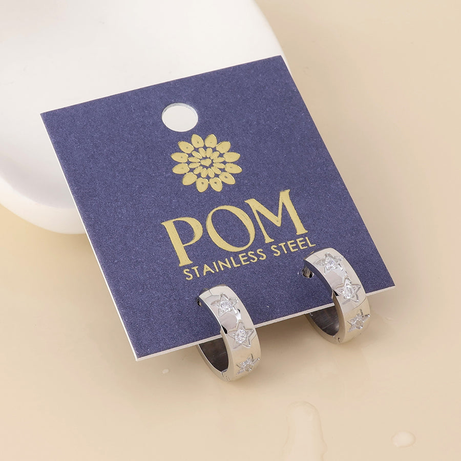 (226) Astra, Crystal Hoop Earring