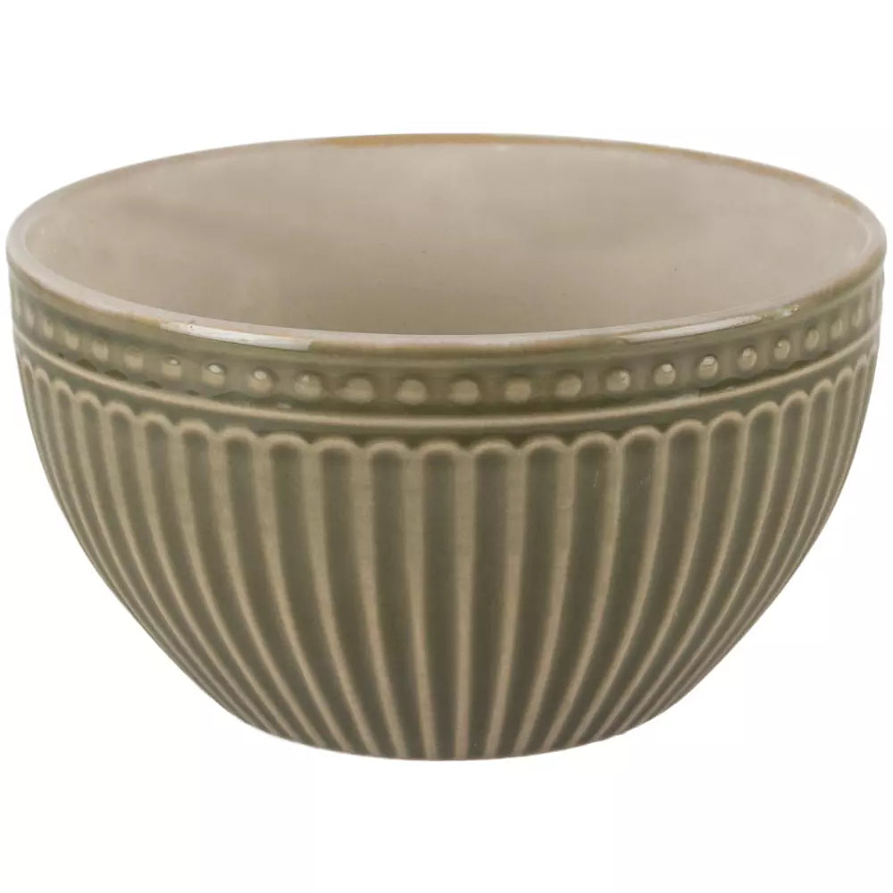 Pembroke Stoneware Bowl - Olive Green