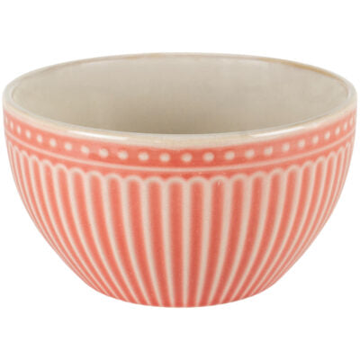 Pembroke Stoneware Bowl - Coral Pink