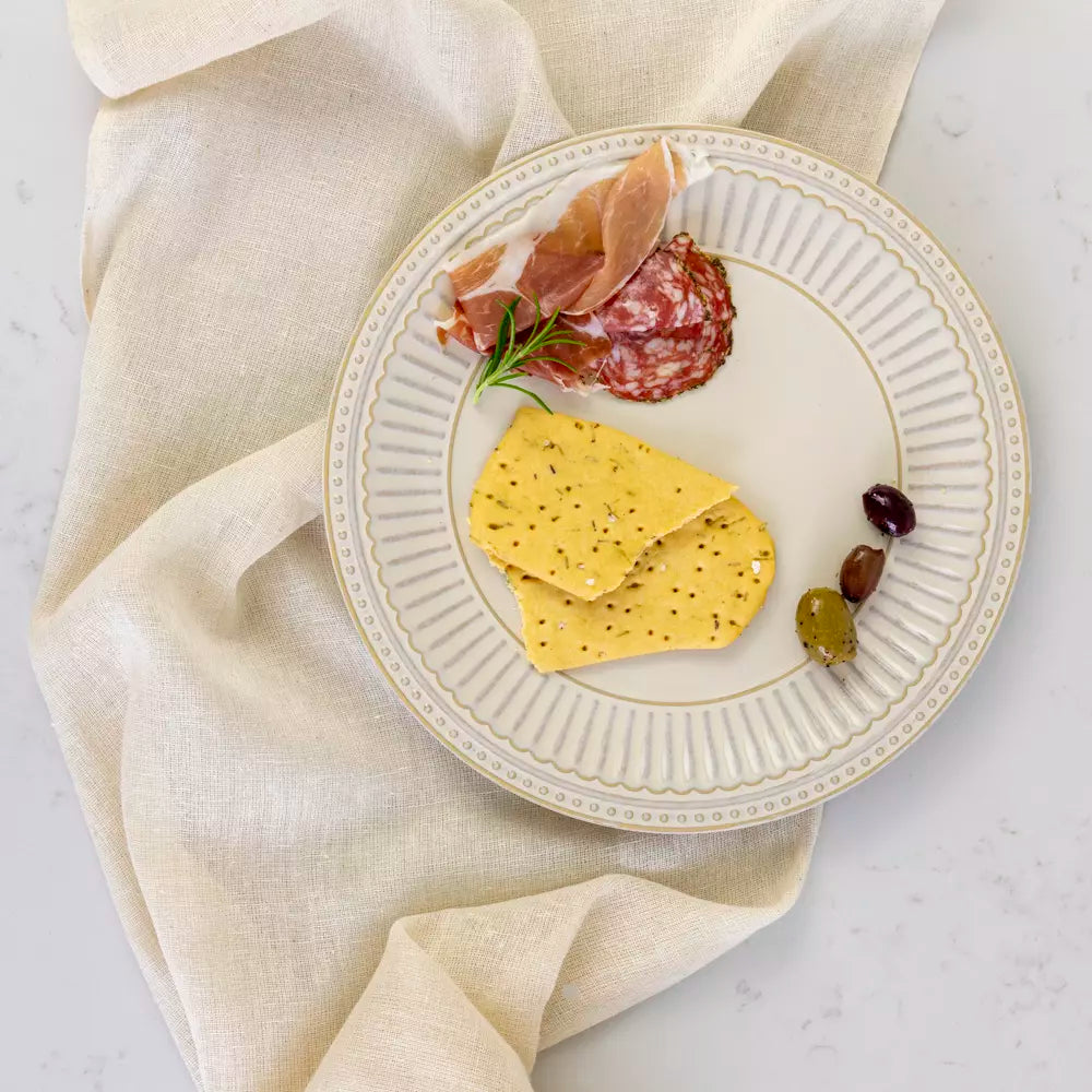 Pembroke Stoneware Side Plate - Cream