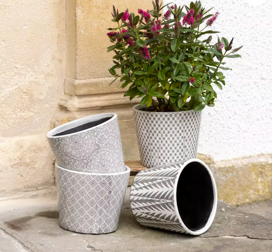 Old Style Dutch Pots Large Charcoal 4 Designs