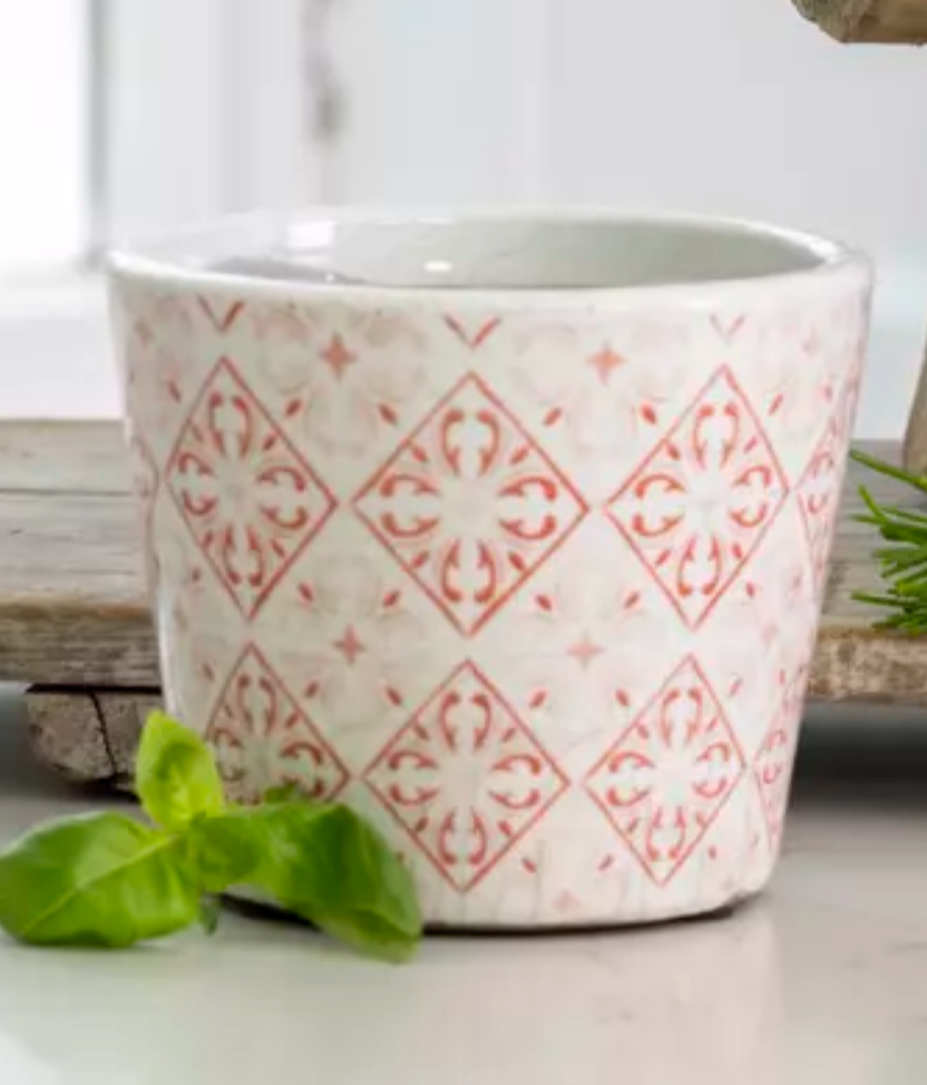 Old Style Dutch Pots Rose Pink 3 Designs