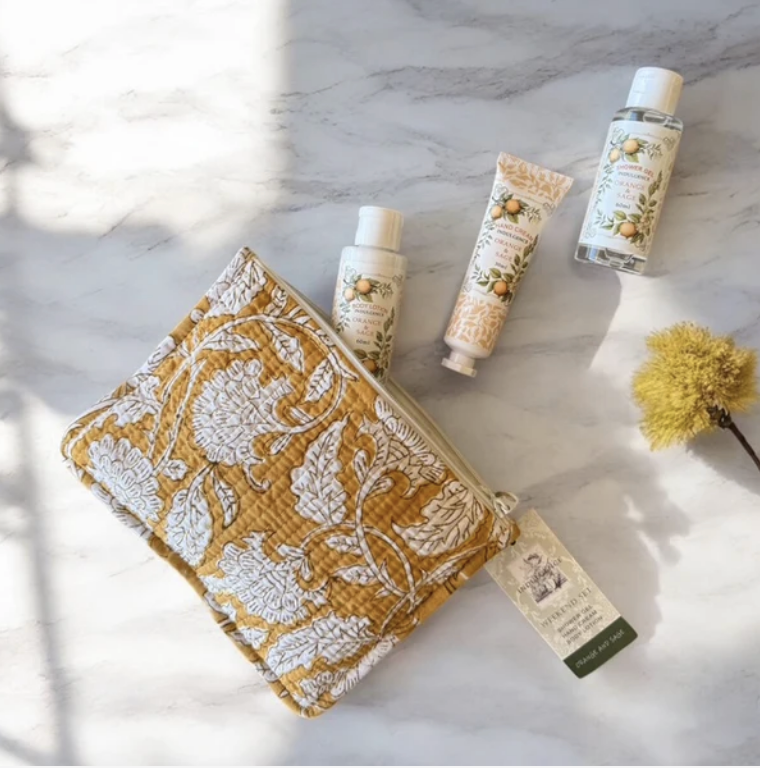 Weekend Pamper Set - Orange & Sage - Ochre