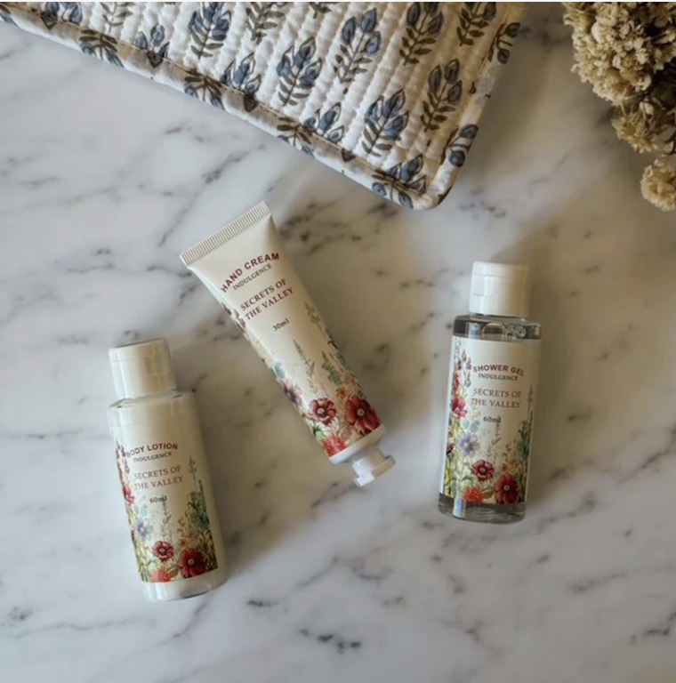 Weekend Pamper Set - Secrets of the Valley -  Blue & White