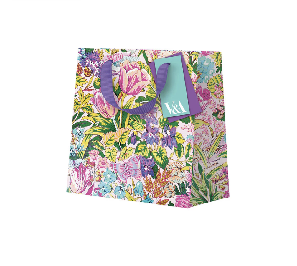 V&A Neon Floral Mawson Tulip - Mini Gift Bag