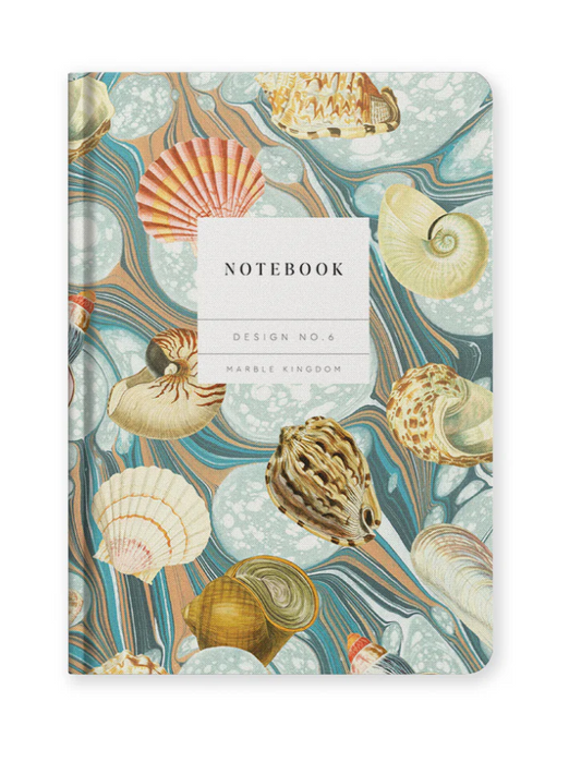 Kaleido Hardback Notebook - Marble Shells