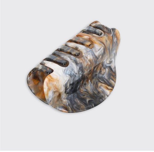 Graphite Lizzy Chunky Claw Clip
