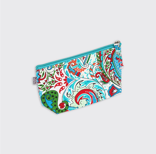 Lori Turquoise Makeup Bag