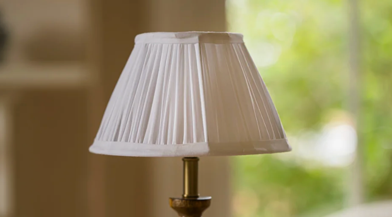 Pleated White Shade