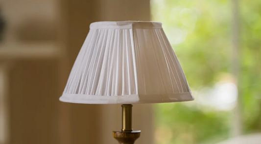 Pleated White Shade