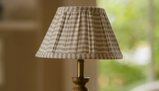 Pleated Striped Shade