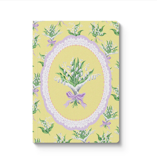 Yellow Lily of the Valley Notebook