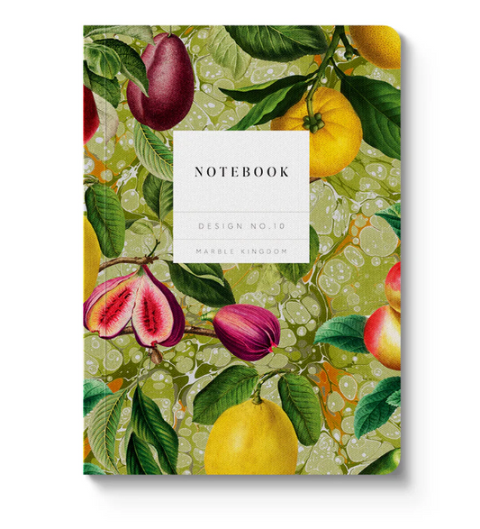 Marble Fruit Notebook (A6)