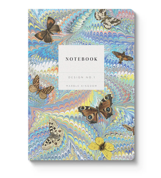 Marble Butterfly Notebook (A5)