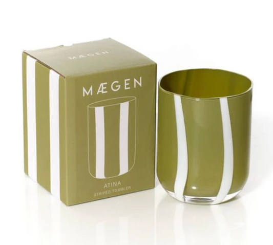 Atina Olive/WhiteTumbler