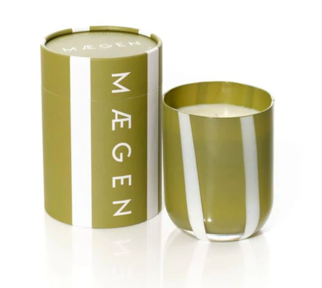 Atina Candle, Fresh Olive & Lemon (Olive & White)