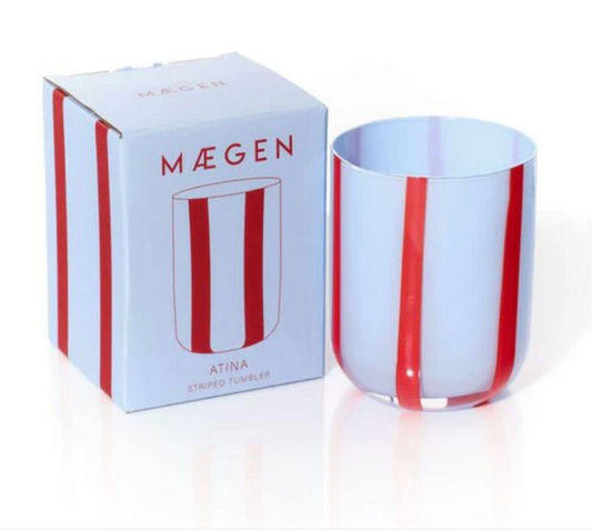 Atina Blue/Red Tumbler