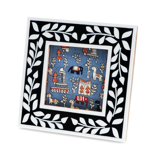 Navy Square Picture Frame