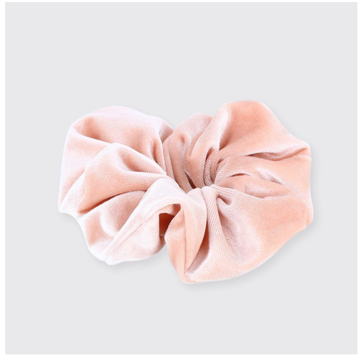 Blush Velvet Scrunchie