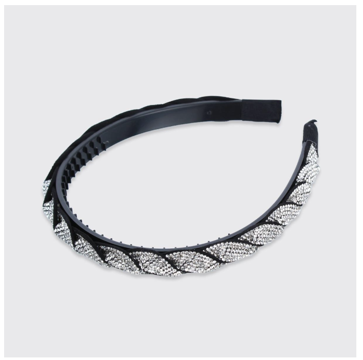 Silver Twisted Headband