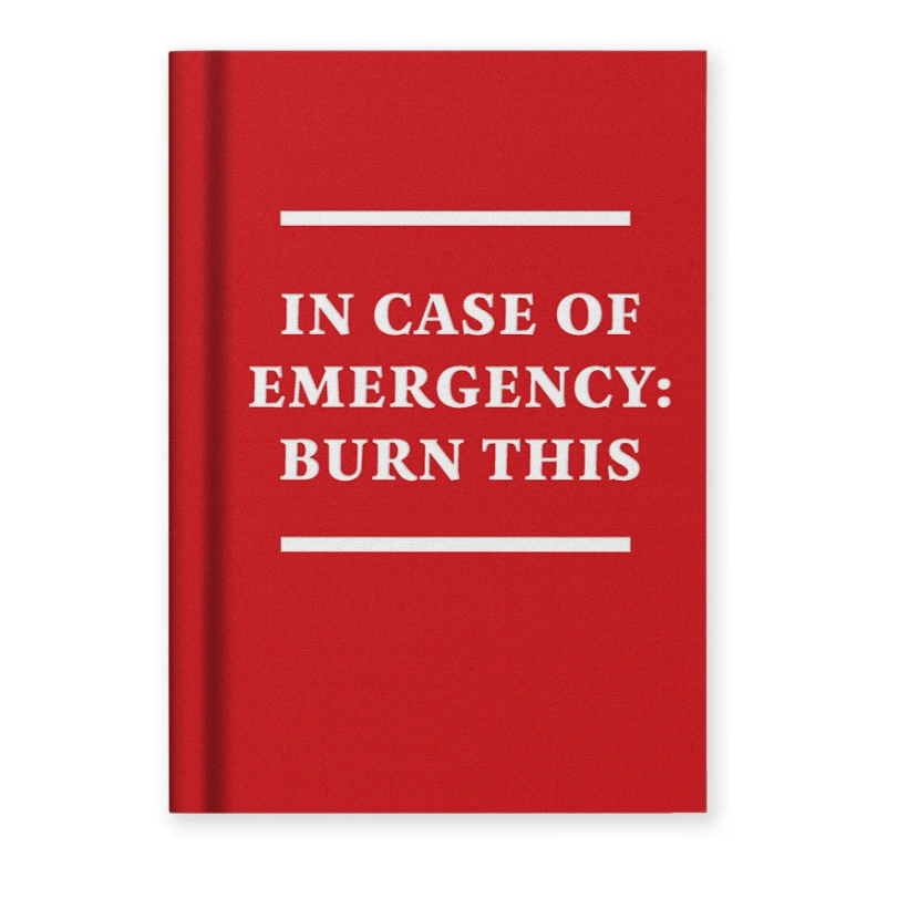 In Case of Emergency, Notebook (A7)
